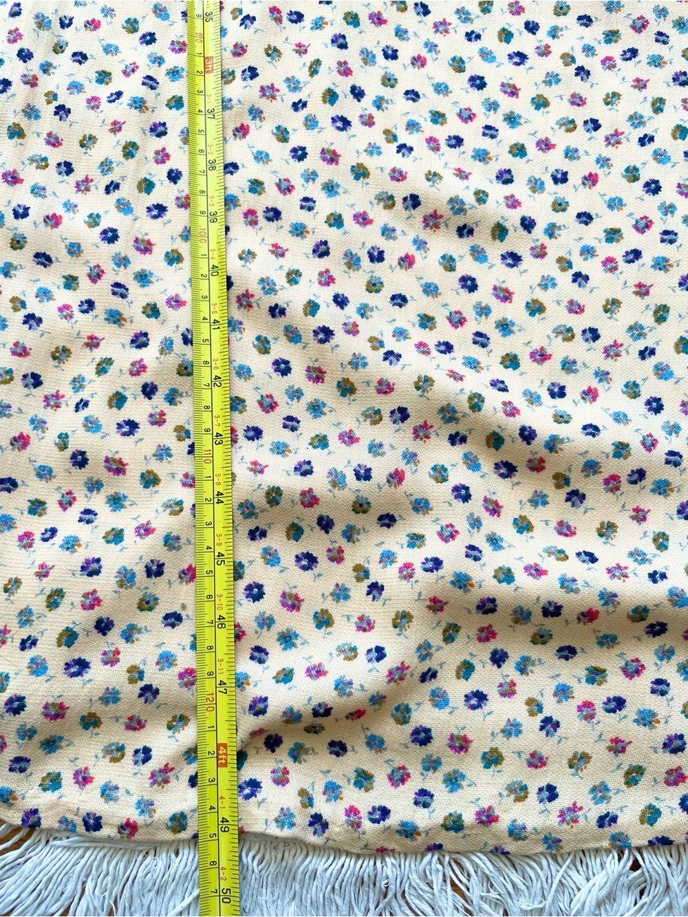 Vintage Marrika Nakk Yellow Colorful Floral Dress Sz S Western Prarie Cowgirl - Picture 5 of 5